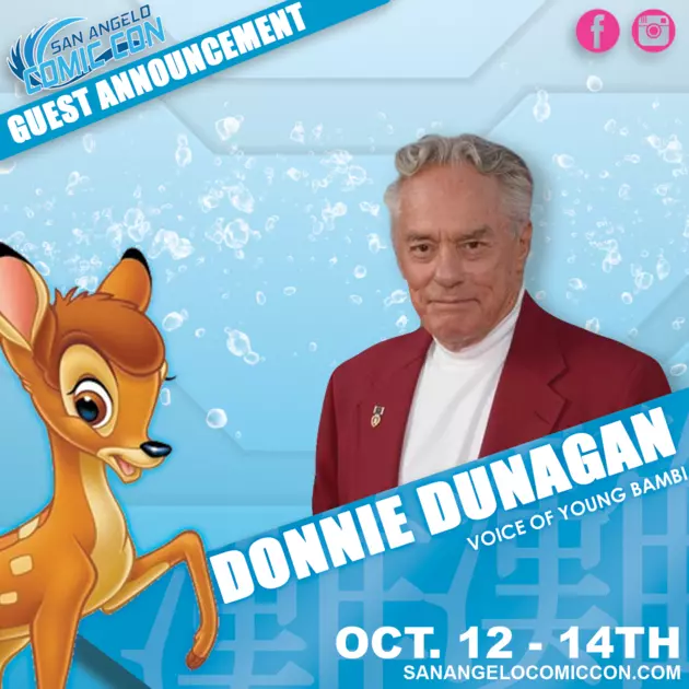 Donnie Dunagan, the Voice of Young Bambi, Is Coming to San Angelo