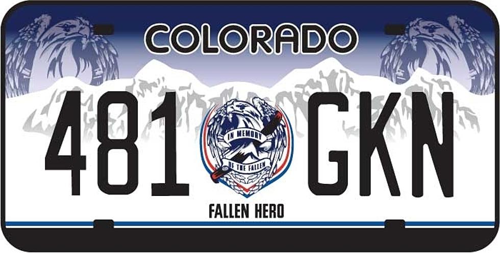 Colorado Has New License Plate To Honor Fallen Heroes