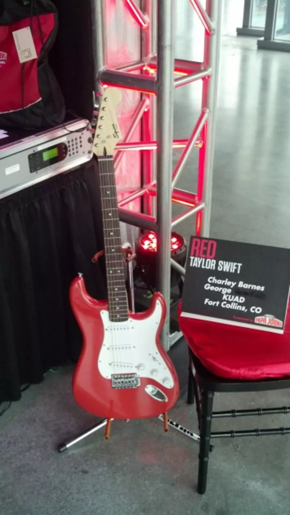 Win This Signed Guitar Today With Taylor Swift and Charley Barnes