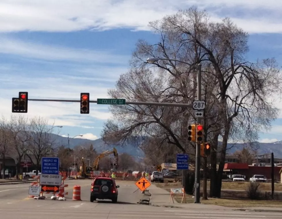 How Much Longer is Prospect Road Closed at College Avenue in Fort Collins?