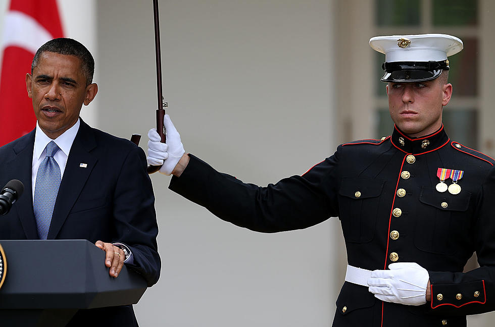 President Obama Forces U.S. Marines To Break Their Own Code By Holding Umbrella’s [POLL]