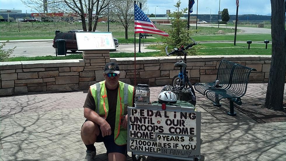 Former Marine Has Peddled Over 71,000 Miles For Deployed Troops And Will Continue Till They Come Home