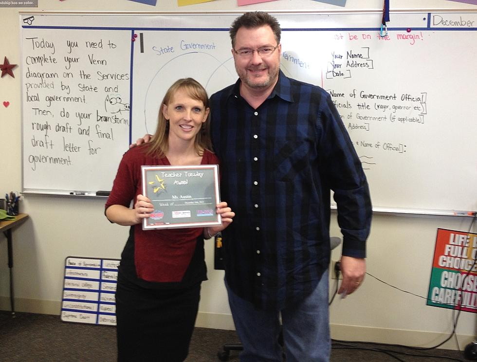 Milliken Teacher Wins Teacher Tuesday Award
