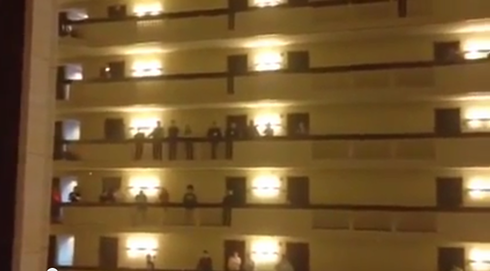 1000 HS Students Sing National Anthem at Hotel [VIDEO]