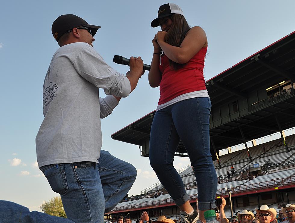 Marriage Proposal at Cheyenne Frontier Days Before Lady Antebellum Concert [PICTURES]