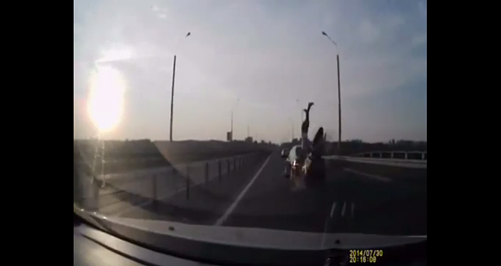 This Is the Most Bizarre Motorcycle Accident You Have Ever Seen [VIDEO]