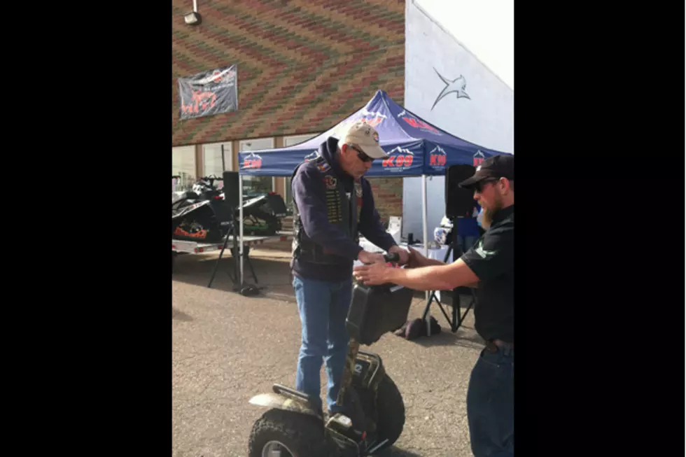 Charley Barnes Rides a Segway for the First Time Ever [VIDEO]