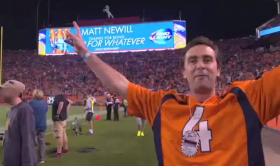 Denver Broncos Fan in National TV Commercial for Bud Light [VIDEO]