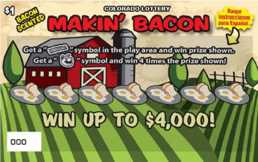 Colorado Lottery Has New Bacon-Scented Lottery Tickets [VIDEO]