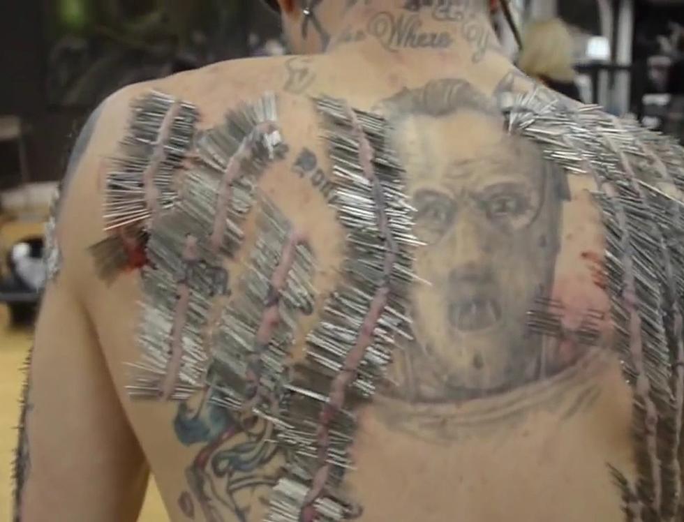 Man Attempts to Break Record with 4,745 Needles Piercing His Body [VIDEO]