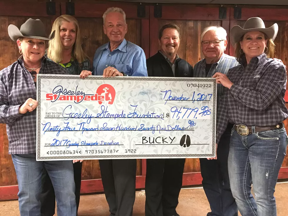 Greeley Stampede Makes Record Breaking Donation for Education