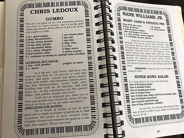 I Found an Old K99 Cookbook With Chris LeDoux&#8217;s Gumbo Recipe