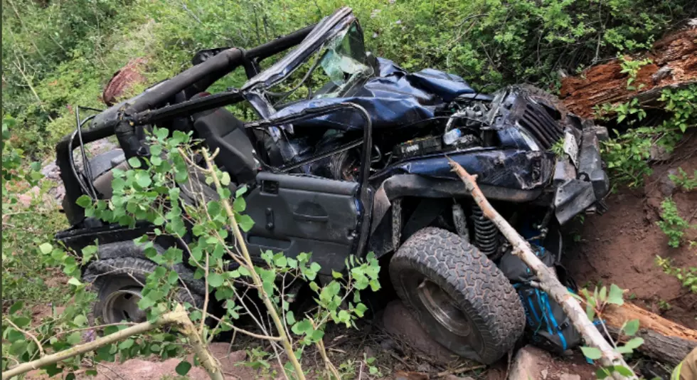 Jeep Rolls 450 feet Down Colorado Mountain, Couple Critically Injured