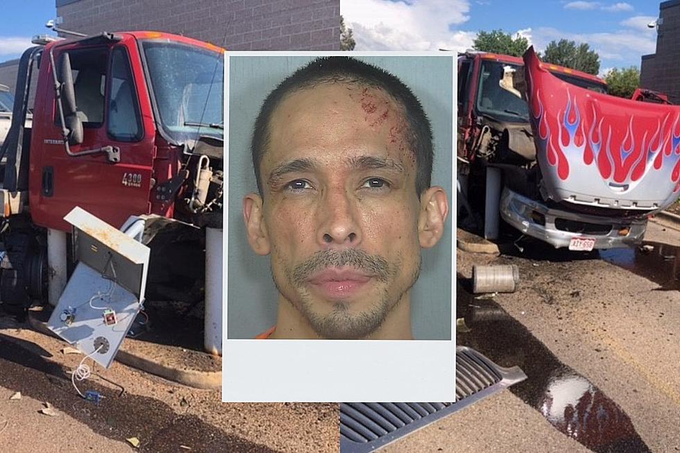 Weld County Man Steals Tow Truck, Rams Greeley Police HQ