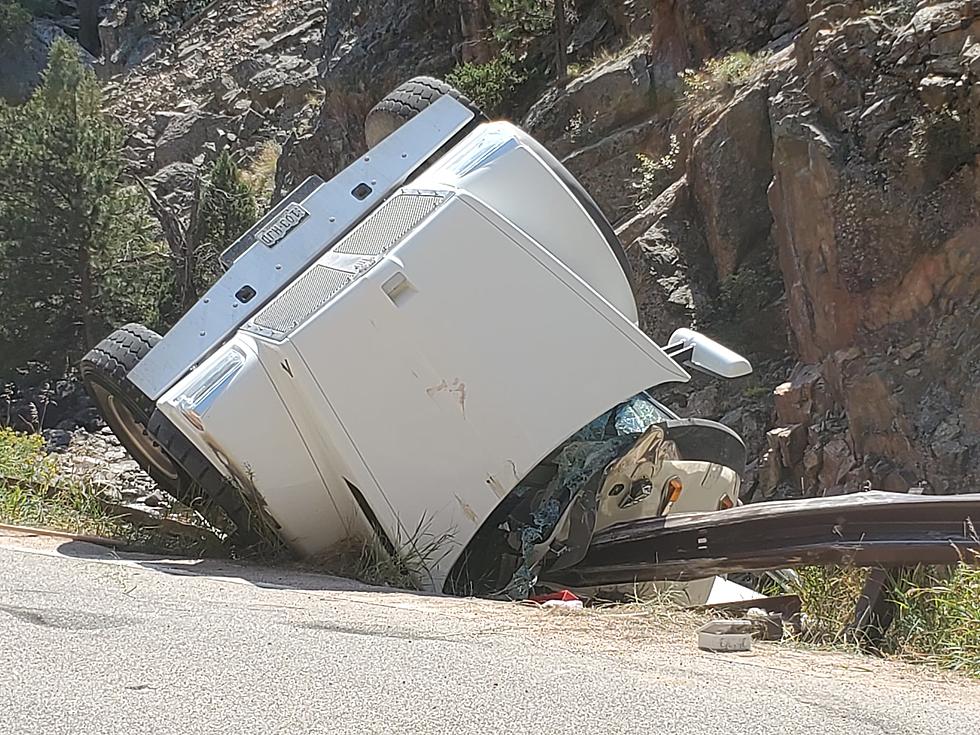 Four Wreckers Used In Poudre Canyon Recovery of a Concrete Truck