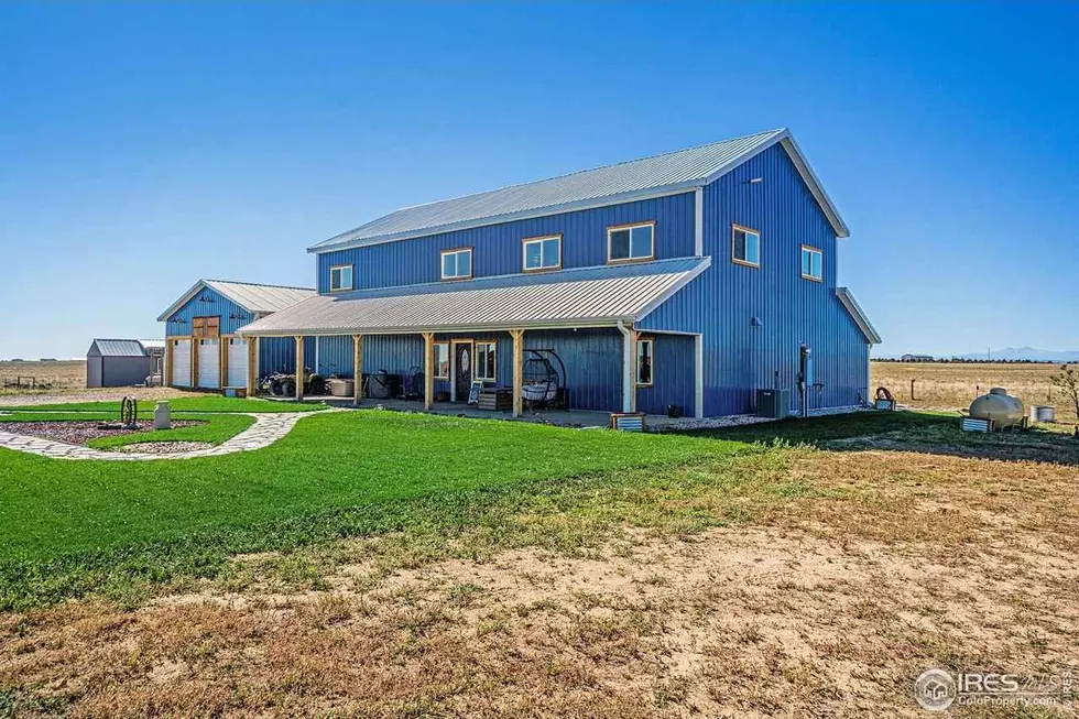 You Could be the Owner of a Big, Blue Barndominium in Wellington