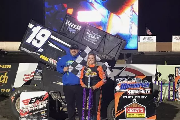 Paige Polyak Becomes First Woman to Win Outlaw Sprints at Jackson Motorplex