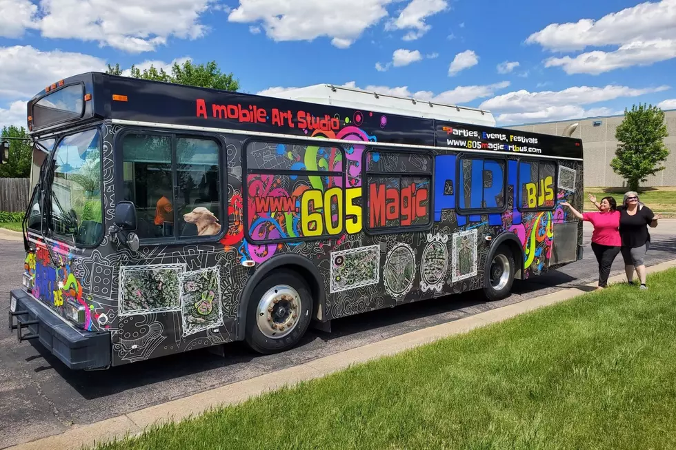 Hop In & Get Ready To Ride The Sioux Falls 605 Magic Art Bus!
