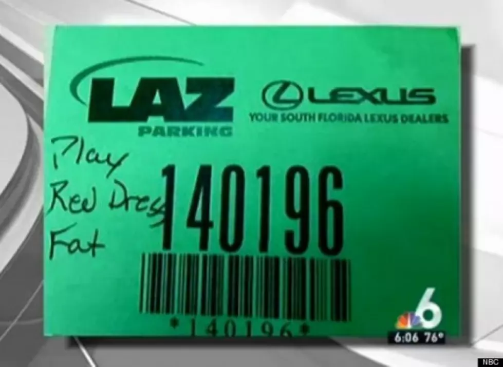 Valet marks actress on her parking ticket as &#8220;fat&#8221;