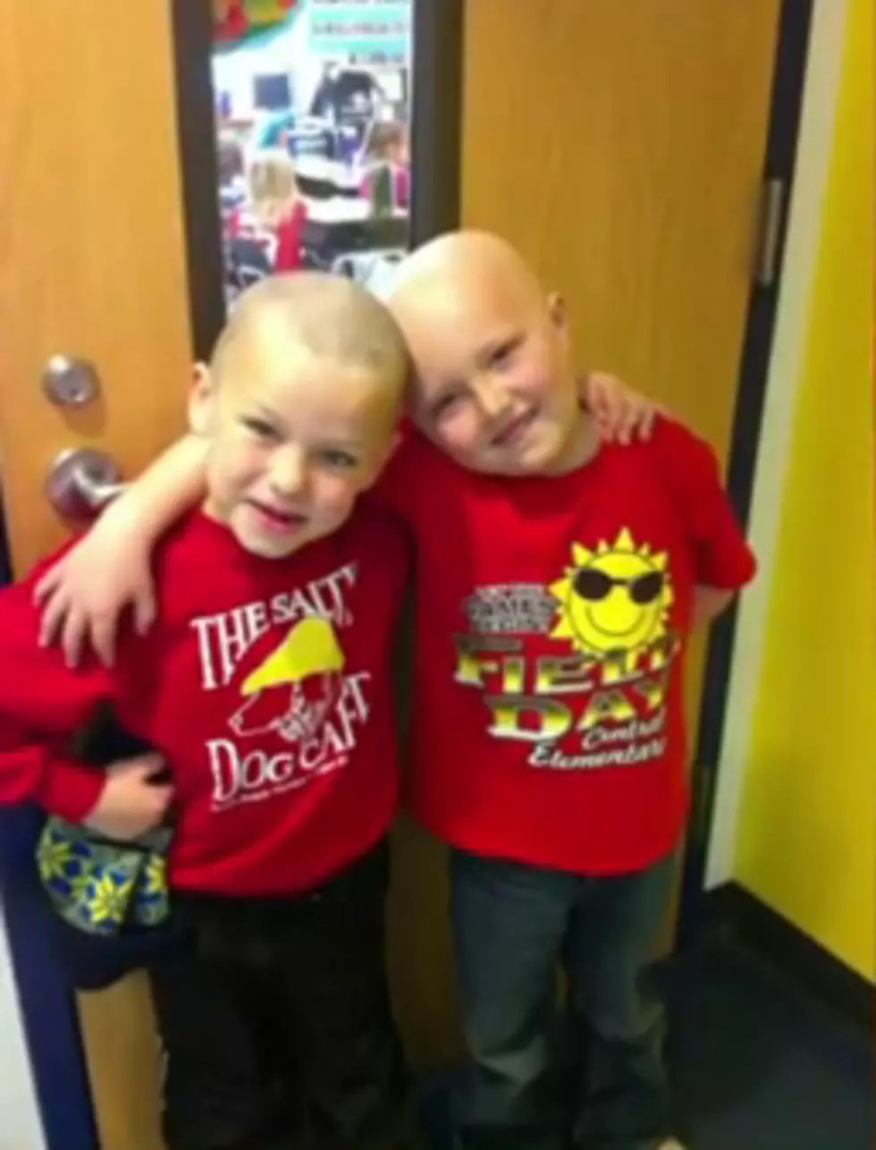First Grader Shaves Head to Support Best Friend with Cancer