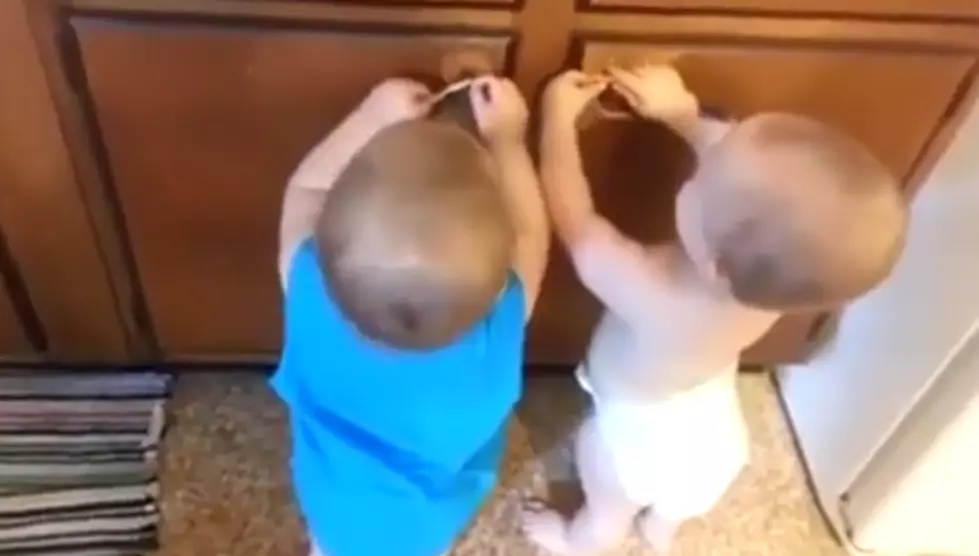 Two Babies, A Couple of Rubber Bands and Hours of Entertainment.
