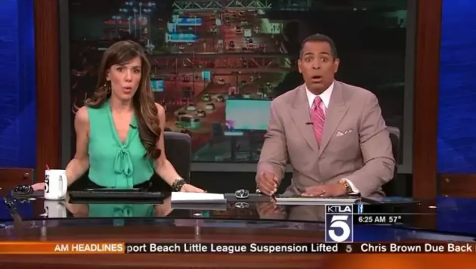 TV Anchor Reacts to Los Angeles Earthquake This Morning and He’s Scared