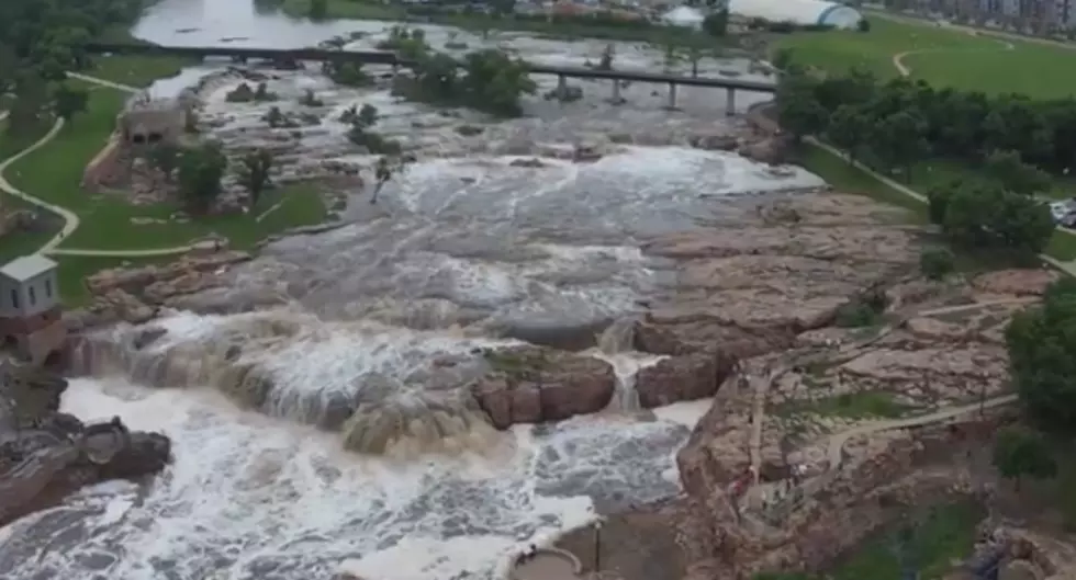 Watch this Video Taken Above the Flood Swollen Falls at Falls Park
