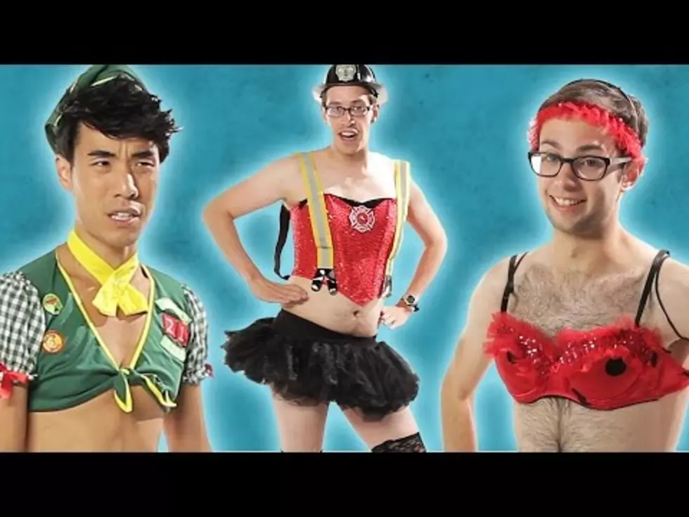 What If Men Tried On Ladies&#8217; Sexy Halloween Costumes? Watch This Video To See