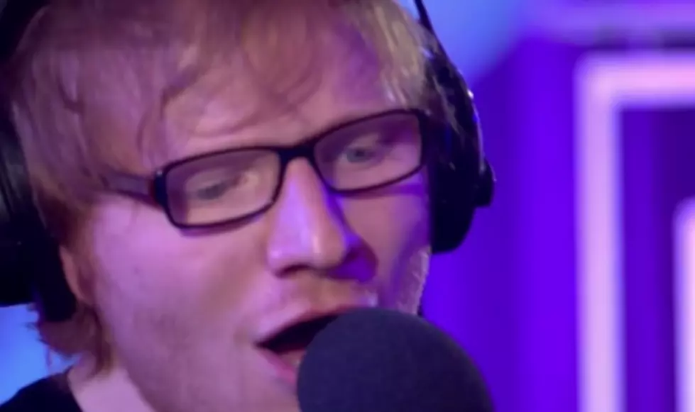 Ed Sheeran Does Christina Aguilera and Weather at BBC
