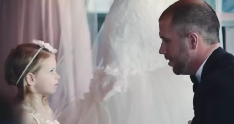 Groom Reads Vows to His New Stepdaughter at Wedding