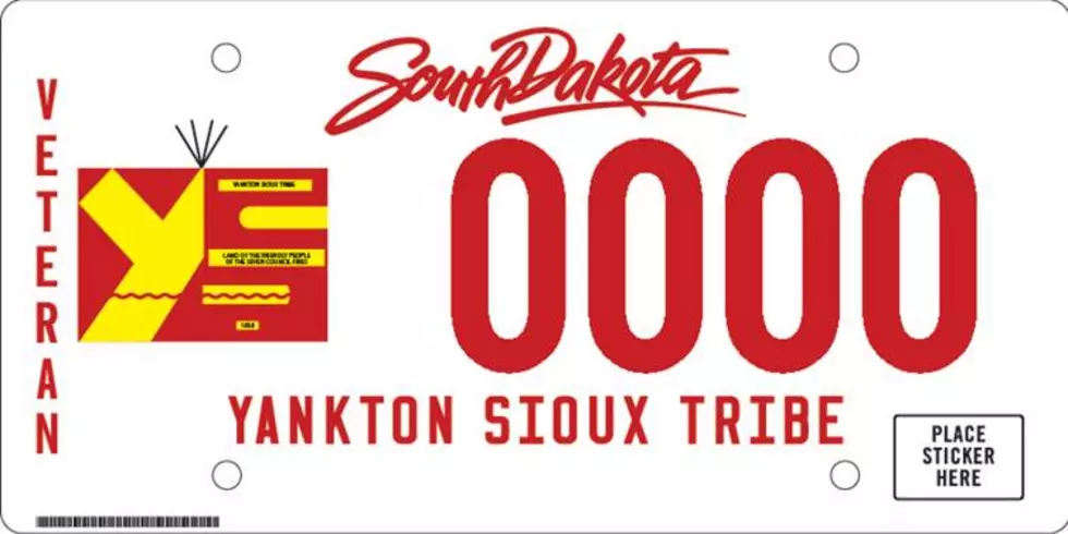 New South Dakota Veteran Indian Tribal License Plates