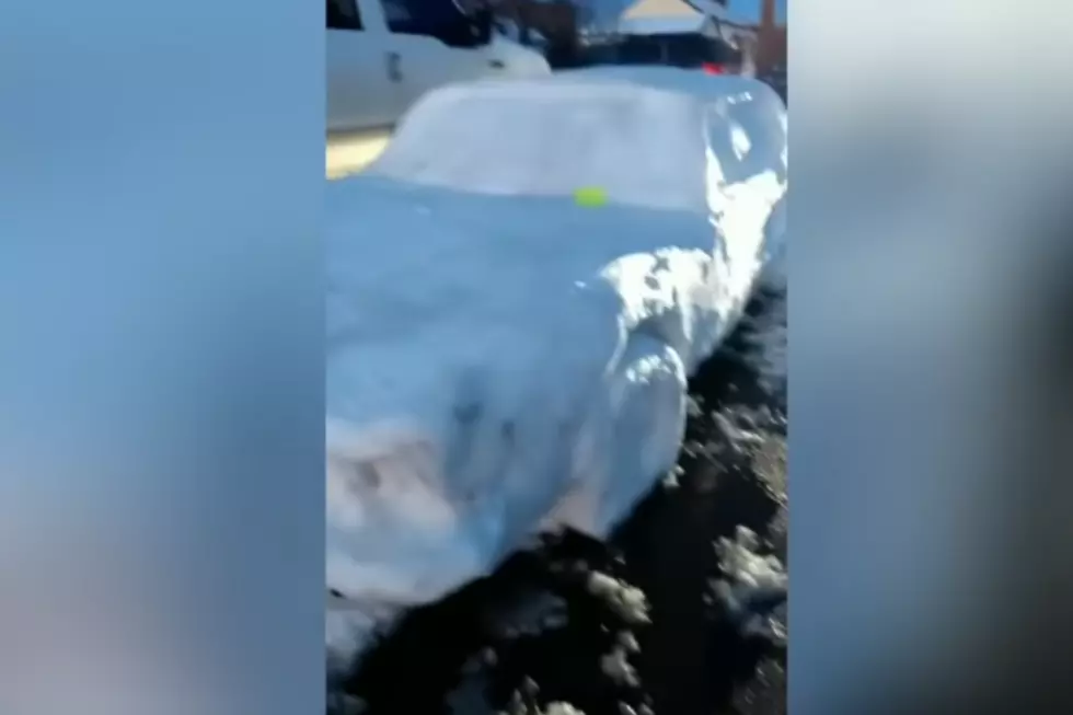 A Nebraska Trooper Came Across a Car Made of Snow
