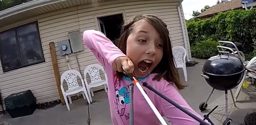 11 Year Old Girl Shoots out Loose Tooth Using Sling-Bow