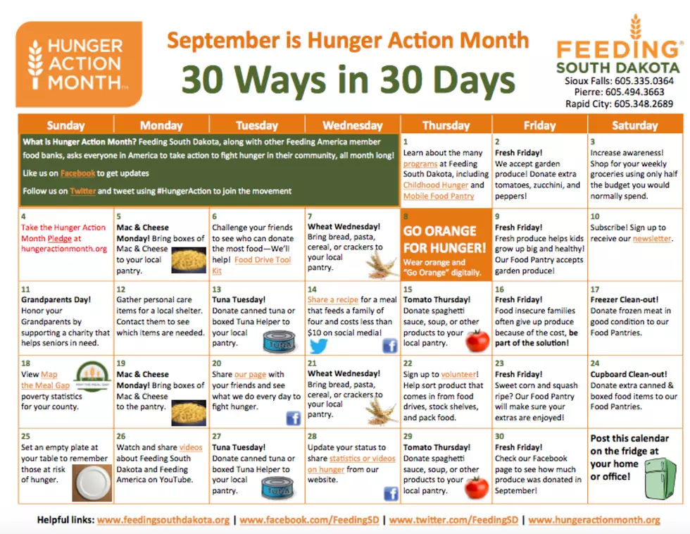 Hunger Action Day: 1 in 5 South Dakota Children Struggle with Hunger