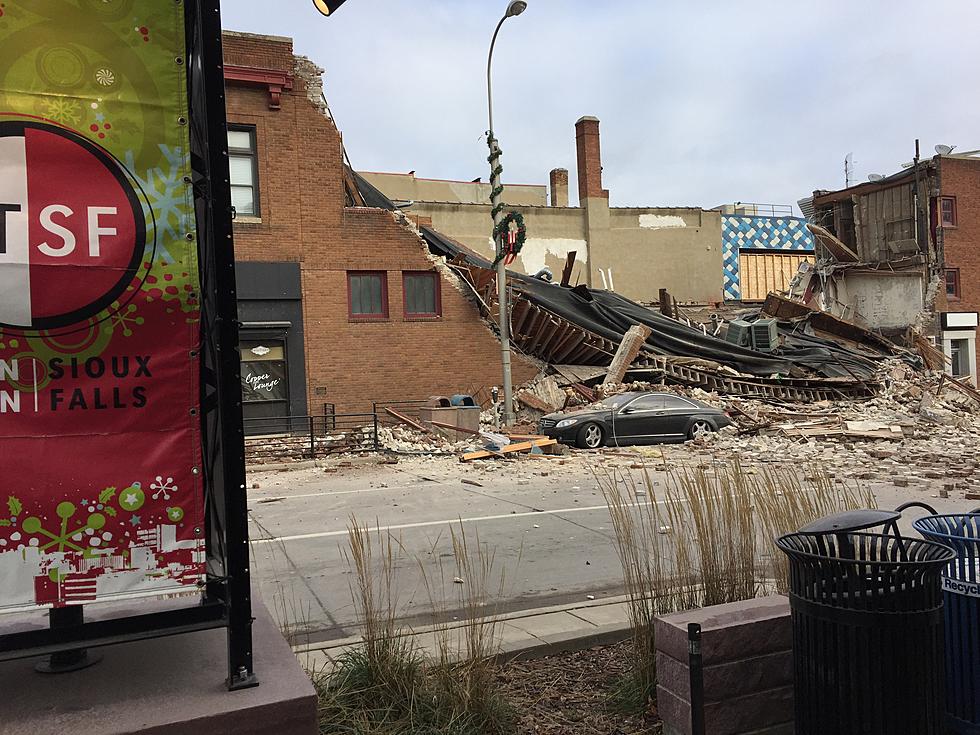 Copper Lounge Building in Downtown Sioux Falls Collapses