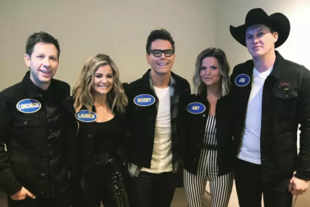 The Bobby Bones Show: Bobby, Amy and Lunchbox Taped Their Episode Of Celebrity Family Feud