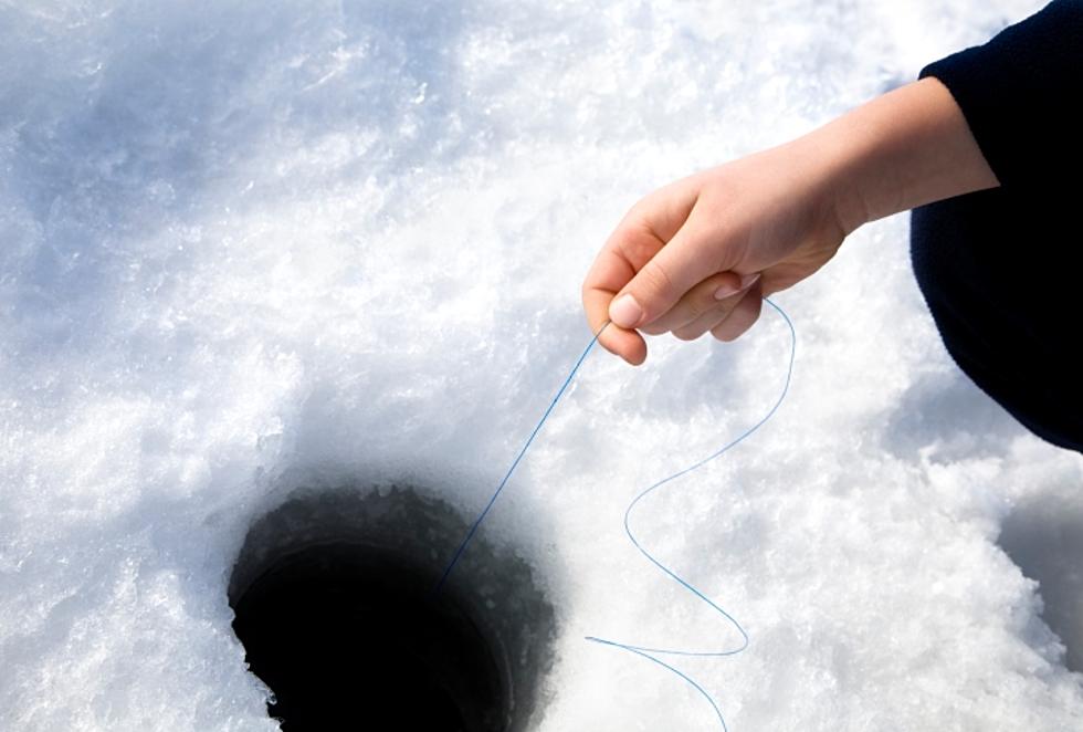 Hayward Elementary Students Ice Fish on Lake Lorraine Sunday