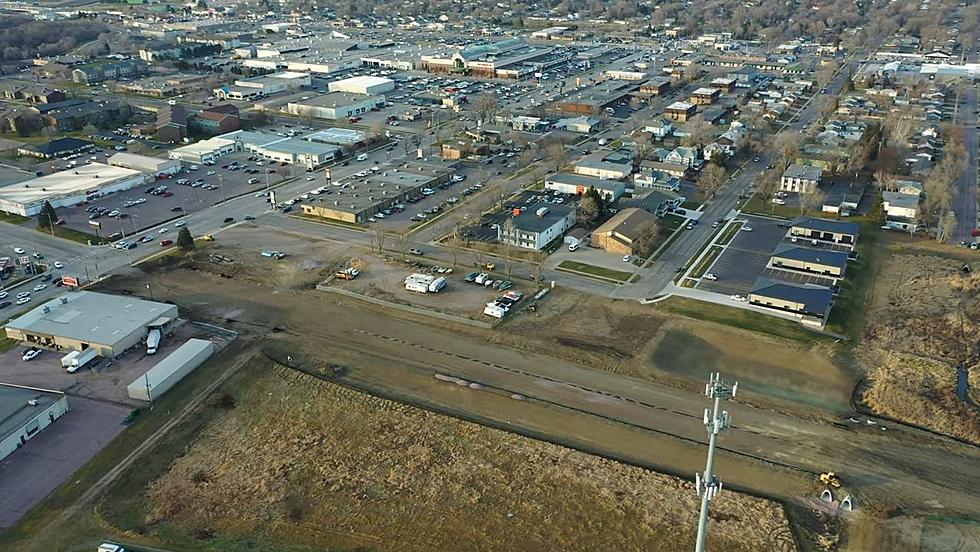 Drone View of Sioux Falls 49th Street Extension Project