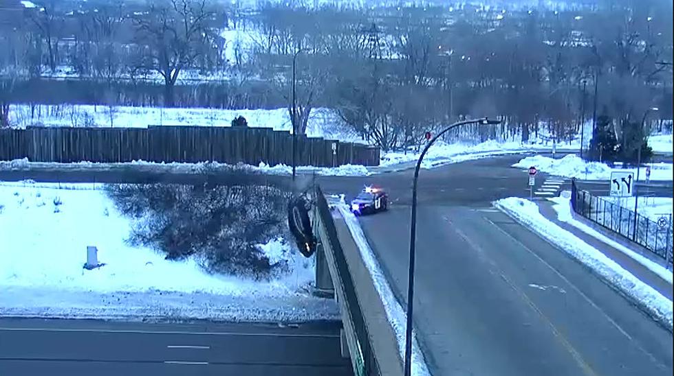 Watch A Minnesota High Speed Chase Suspect Drive SUV Off Bridge