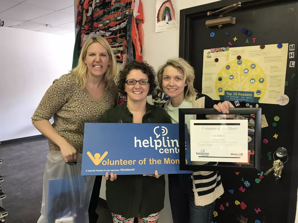 Helpline Center Celebrates Its January Volunteer of the Month