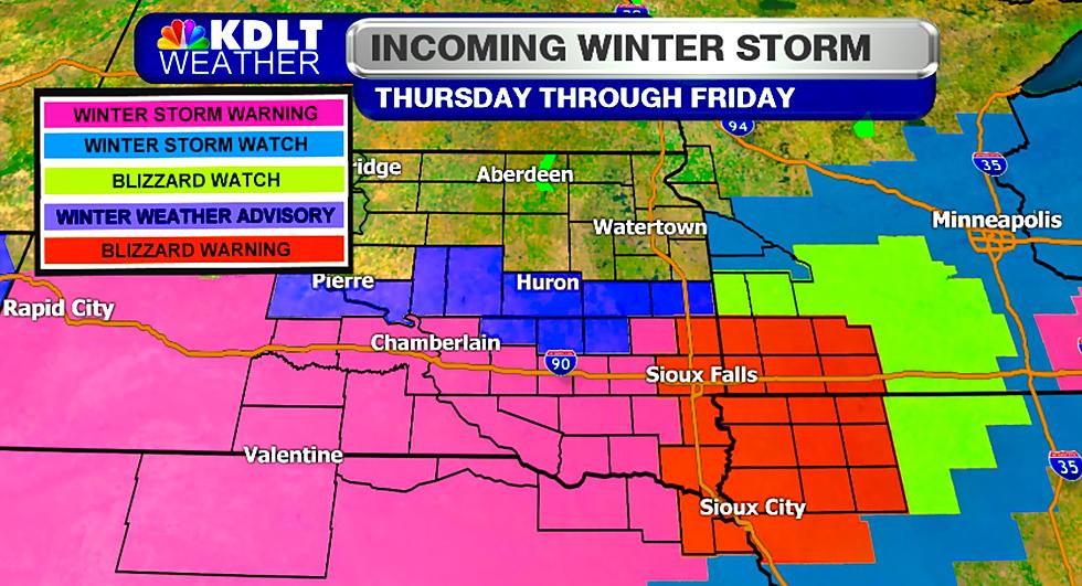 Blizzard Warning For Sioux Falls Area