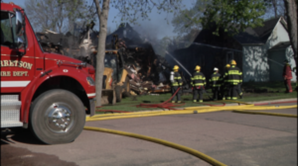 Two Families Displaced After Fire Destroys Homes in Garretson