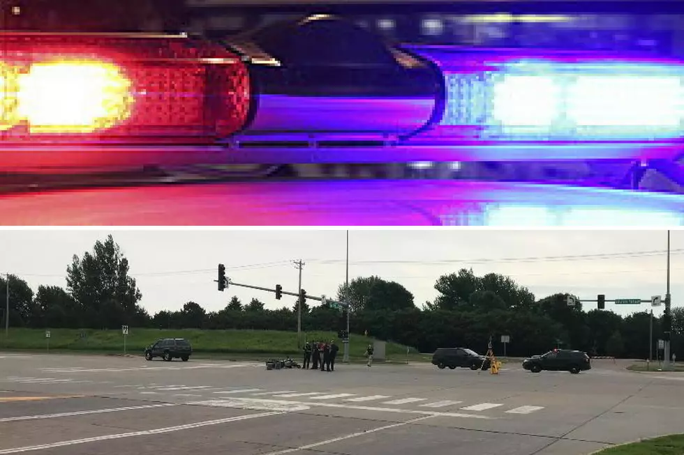 Motorcycle Collides with SUV Friday on Sioux Falls East Side 
