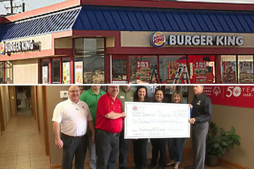 Burger King Donates Big-Time to Special Olympics of South Dakota 