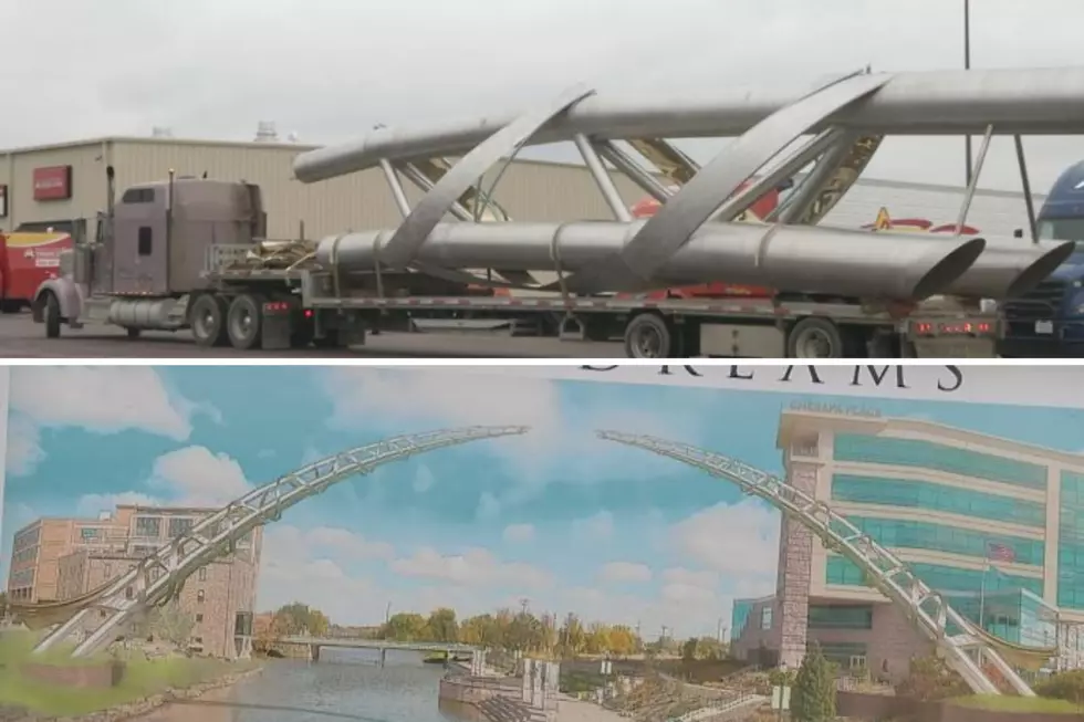 Much Anticipated ‘Arc of Dreams’ Sculpture Arrives in Sioux Falls