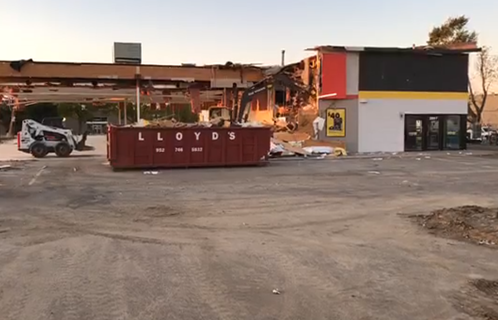 Video: Sioux Falls Auto Parts Store Demolition After Tornado Hit