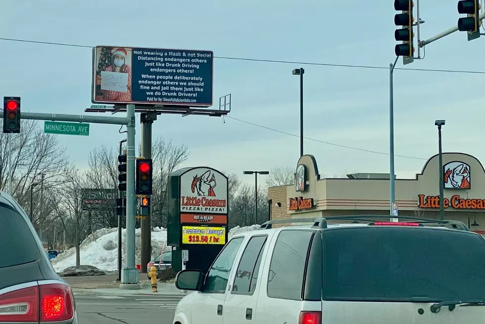 Sioux Falls Sign Compares ‘Not Wearing Masks’ to ‘Drunk Driving’