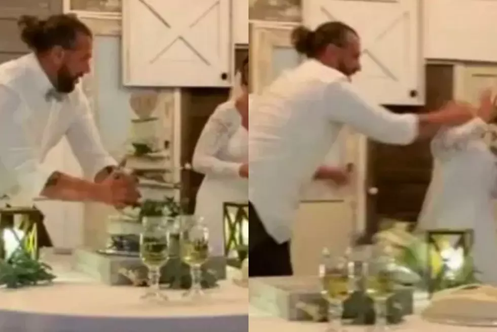 Groom Throws Whole Wedding Cake In Brides Face Video