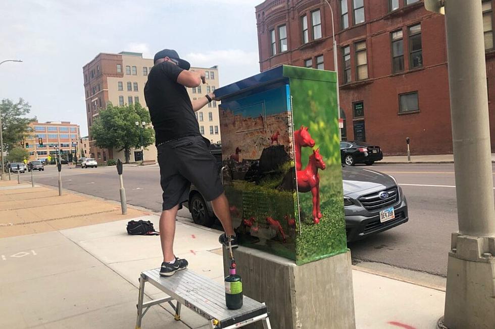 Urban Art Popping up on Utility Boxes All over Downtown Sioux Falls