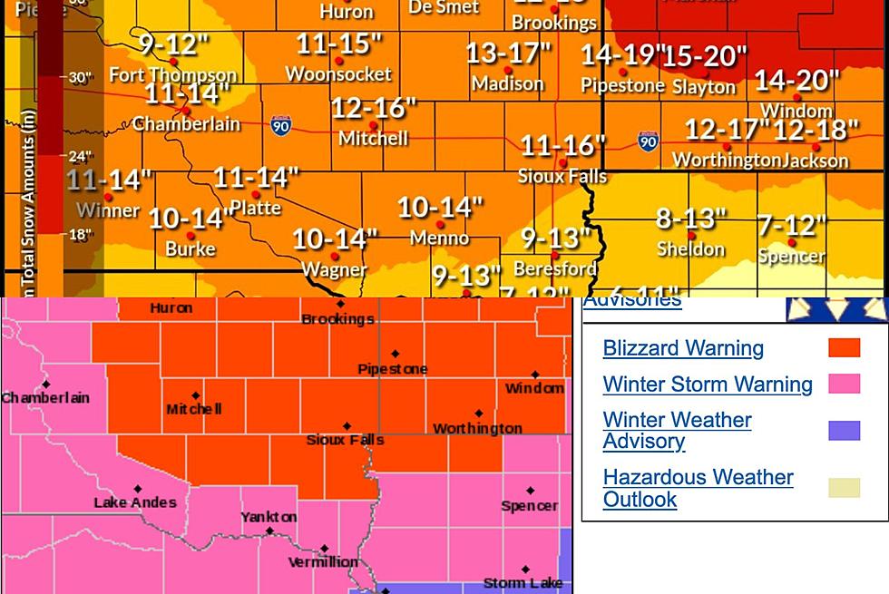 Blizzard Warning Issued for Minnesota and South Dakota